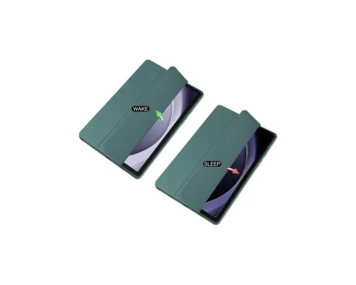 Чехол для планшета BeCover Soft Edge stylus holder Samsung Tab A9 Plus SM-X210/SM-X215/SM-X216 11.0 Dark Green (710368)