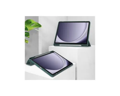 Чехол для планшета BeCover Soft Edge stylus holder Samsung Tab A9 Plus SM-X210/SM-X215/SM-X216 11.0 Dark Green (710368)