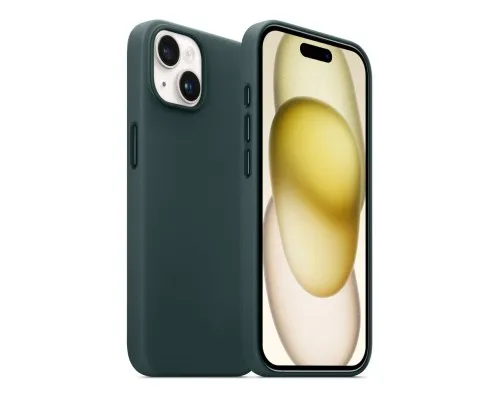 Чохол до мобільного телефона Armorstandart FAKE Leather Case Apple iPhone 15 Plus Sequoia Green (ARM76297)