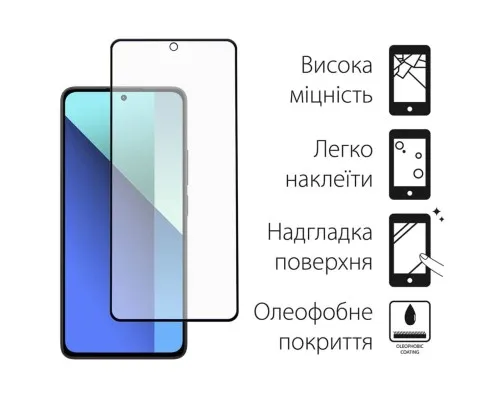 Скло захисне Dengos Xiaomi Redmi Note 13 4G + camera module glass (DG-TGSCP-01)