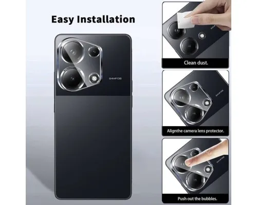 Скло захисне Dengos Xiaomi Redmi Note 13 4G + camera module glass (DG-TGSCP-01)