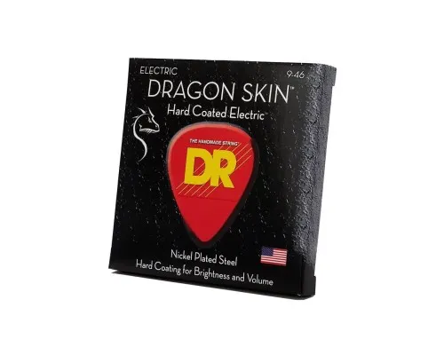 Струни для гітари DR Strings DRAGON SKIN Electric - Light Heavy (9-46) (DSE-9/46)