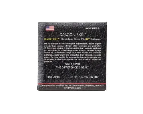 Струни для гітари DR Strings DRAGON SKIN Electric - Light Heavy (9-46) (DSE-9/46)