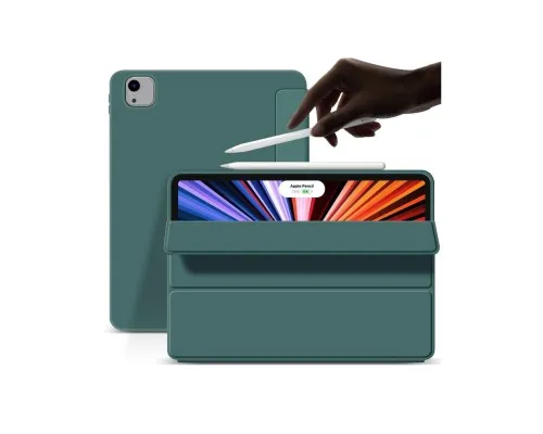 Чохол до планшета BeCover Tri Fold Soft TPU Silicone Apple iPad Air 13" M2 2024 Dark Green (711470)