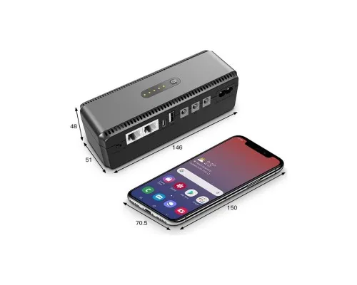 Пристрій безперебійного живлення Yepo Smart DC-UPS 10400mAh (6980228112485)