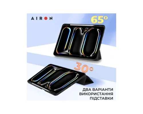 Чохол до планшета AirOn Premium SOFT iPad Pro 11 2024 + Film Black (4822352781128)