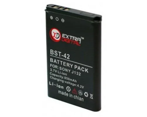 Акумуляторна батарея Extradigital Sony Ericsson BST-42 (850 mAh) (DV00DV6076)