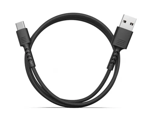 Дата кабель USB 2.0 AM to Type-C 1.0m Soft black Pixus (4897058530919)