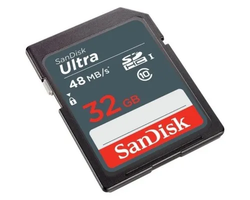 Карта памяті SanDisk 32GB SDHC class 10 UHS-I Ultra Lite (SDSDUNR-032G-GN3IN)