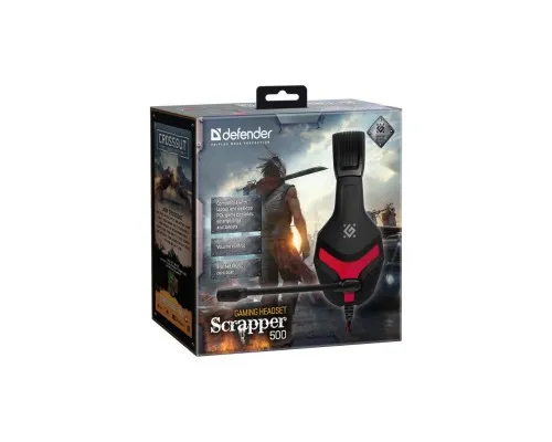 Наушники Defender Scrapper 500 Black-Red (64500)