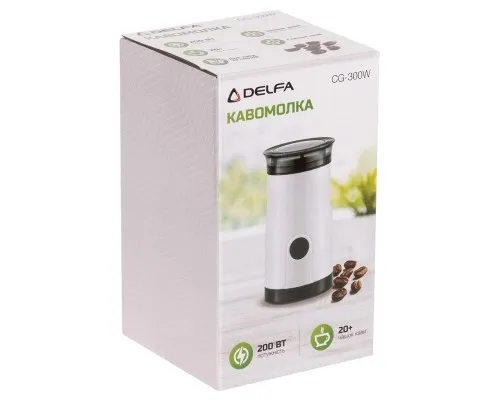 Кофемолка Delfa CG-300W