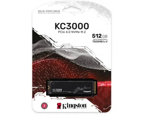 Накопитель SSD M.2 2280 512GB Kingston (SKC3000S/512G)