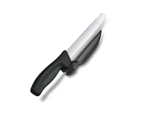 Кухонный нож Victorinox SwissClassic DUX 21 см Serrated Black (6.8663.21)