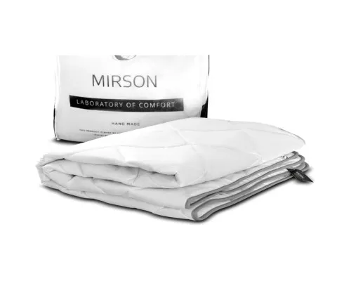 Ковдра MirSon антиалергенна EcoSilk №1300 Bianco Літня 200x220 см (2200001527836)