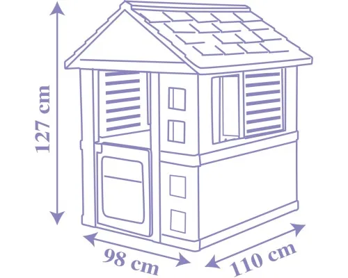 Игровой домик Smoby Фроузен 98 х 110 х 127 см (810719)