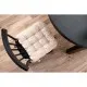 Подушка на стілець Ardesto Oliver бежевий , 40х40см 100% бавовна (ART02OB)