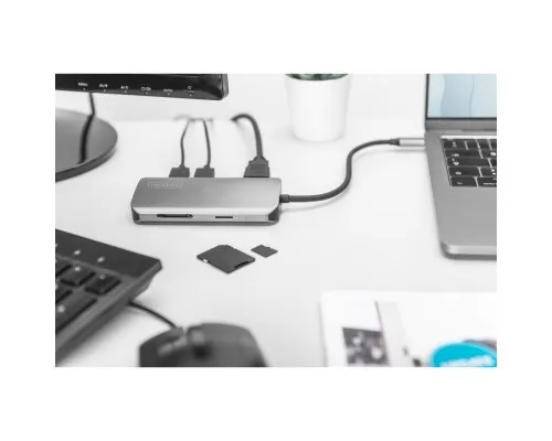 Концентратор Digitus USB-C 8 Port (DA-70884)