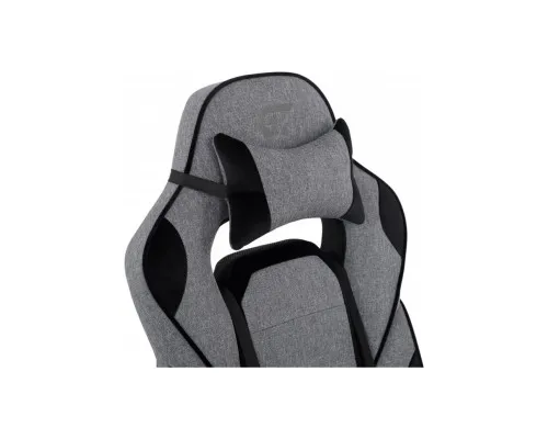 Кресло игровое GT Racer X-2749-1 Gray/Black Suede (X-2749-1 Fabric Gray/Black Suede)