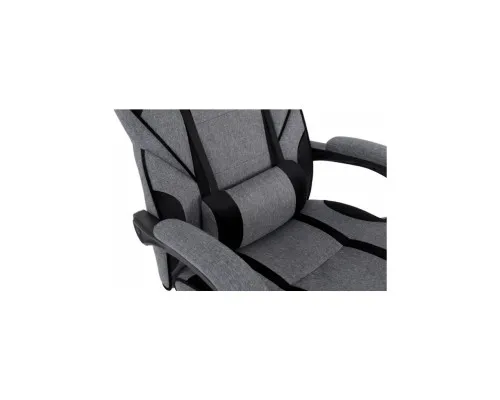 Кресло игровое GT Racer X-2749-1 Gray/Black Suede (X-2749-1 Fabric Gray/Black Suede)