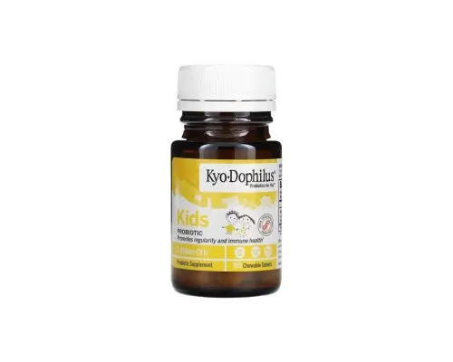 Пробиотики Kyolic Пробиотик для детей, вкус ванили, Kids Probiotic, 60 жевательн (WAK-60132)