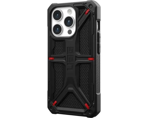 Чохол до мобільного телефона UAG Apple iPhone 15 Pro Max Monarch, Kevlar Black (114298113940)