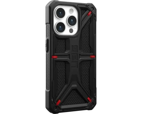 Чохол до мобільного телефона UAG Apple iPhone 15 Pro Max Monarch, Kevlar Black (114298113940)