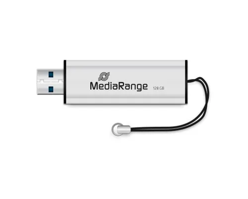 USB флеш накопичувач Mediarange 128GB Black/Silver USB 3.0 (MR918)