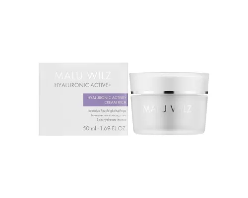 Крем для обличчя Malu Wilz Hyaluronic Active+ Cream Rich Зволожувальний 50 мл (4060425000180)
