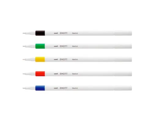 Лайнер UNI набор Emott Vivid Color 0.4 мм 5 цветов (PEM-SY/5C.01VC)