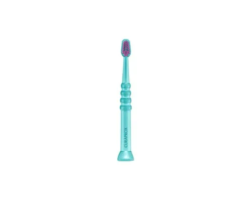 Дитяча зубна щітка Curaprox CS Baby з гумованою ручкою (0-4 років) Зелений / Рожевий (CS Baby-09)
