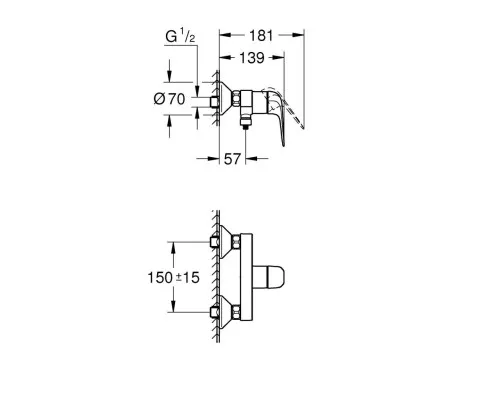 Смеситель Grohe Swift 1 (24333001)