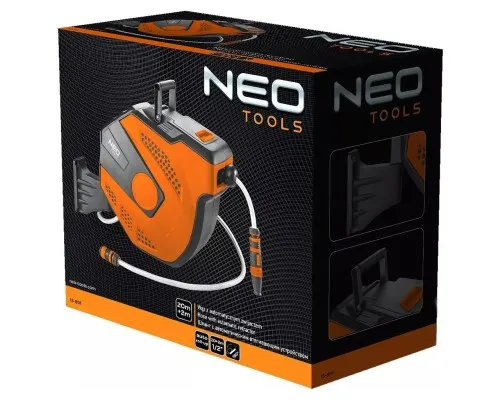 Поливочный шланг Neo Tools на автоматической катушке, 20м+2м, 1/2" (15-891)