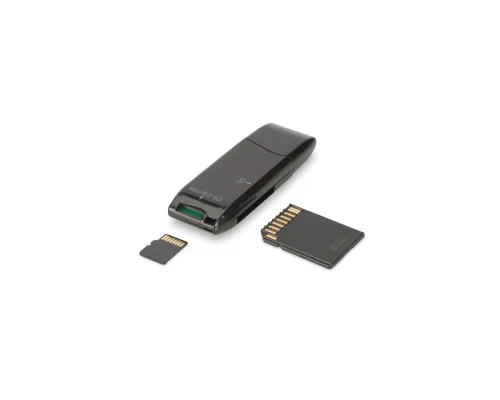 Зчитувач флеш-карт Digitus USB 2.0 SD/MicroSD (DA-70310-3)