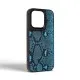 Чохол до мобільного телефона Harder Genuine Snake Apple iPhone 15 Pro Dark Blue (ARM76781)