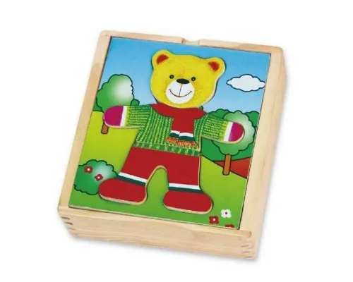 Развивающая игрушка Viga Toys Гардероб медведя (56401)