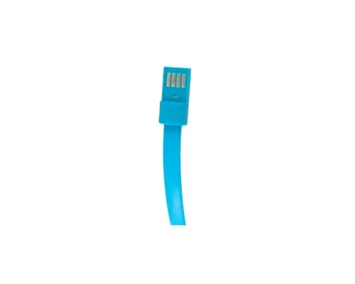 Дата кабель USB 2.0 AM to Micro 5P 0.2m браслет blue Extradigital (KBU1784)