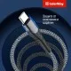 Дата кабель USB-C to Lightning 1.0m ColorWay (CW-CBPDCL033-GR)