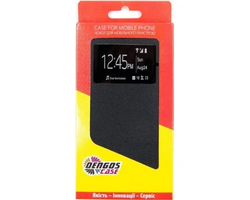 Чохол до мобільного телефона Dengos Flipp-Book Call ID Oppo A15/A15s, black (DG-SL-BK-278)