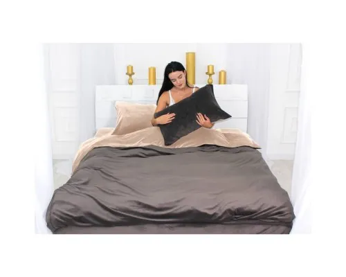 Постільна білизна MirSon Велюр Winter Frost 28-0004 + 28-0003 Kohleria Velvet 175х210 (2200004008639)