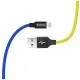 Дата кабель USB 2.0 AM to Lightning 1.0m National ColorWay (CW-CBUL052-BLY)