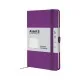 Книга записна Axent Partner, 125x195 мм, 96 аркушів, клітинка, пурпурна (8201-17-A)