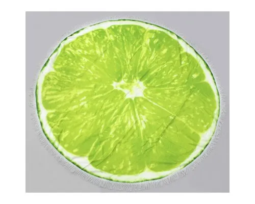 Рушник MirSon пляжний №5067 Summer Time Lime 150x150 см (2200003947755)