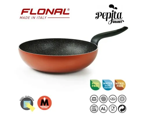 Сковорода Flonal WOK Pepita Granit 28 см (PGFWO2850)