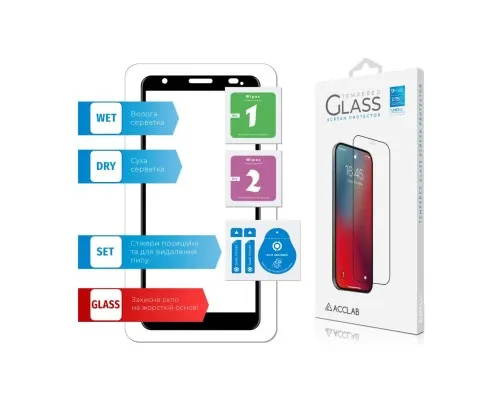 Скло захисне ACCLAB Full Glue ZTE A3 2020 (1283126508929)