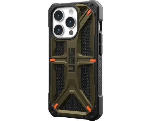 Чехол для мобильного телефона UAG Apple iPhone 15 Pro Max Monarch, Kevlar Elemental Green (11429811397B)