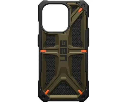 Чехол для мобильного телефона UAG Apple iPhone 15 Pro Max Monarch, Kevlar Elemental Green (11429811397B)