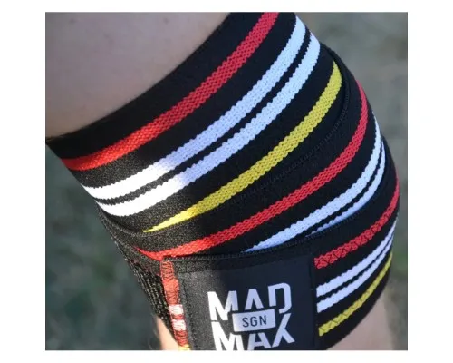 Бинт для спорта MadMax на коліна Knee Wraps Black (MFA-292-U)