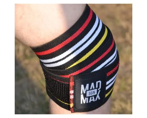 Бинт для спорта MadMax на коліна Knee Wraps Black (MFA-292-U)