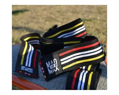 Бинт для спорта MadMax на коліна Knee Wraps Black (MFA-292-U)