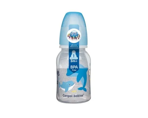 Бутылочка для кормления Canpol babies LOVE&SEA 120 мл PP голубая (59/300)